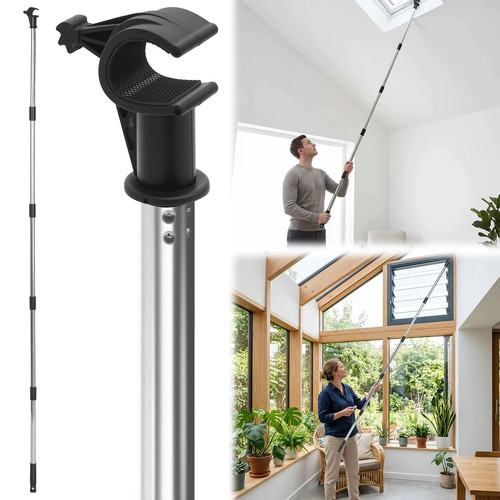 Window pole opener hook - window,